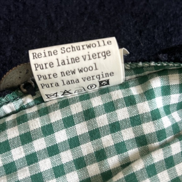 Sigi Scheiber Navy Blue Wool Snowflake Sweats Vest Women's Sz 38/10 Austria‎ - Picture 15 of 15